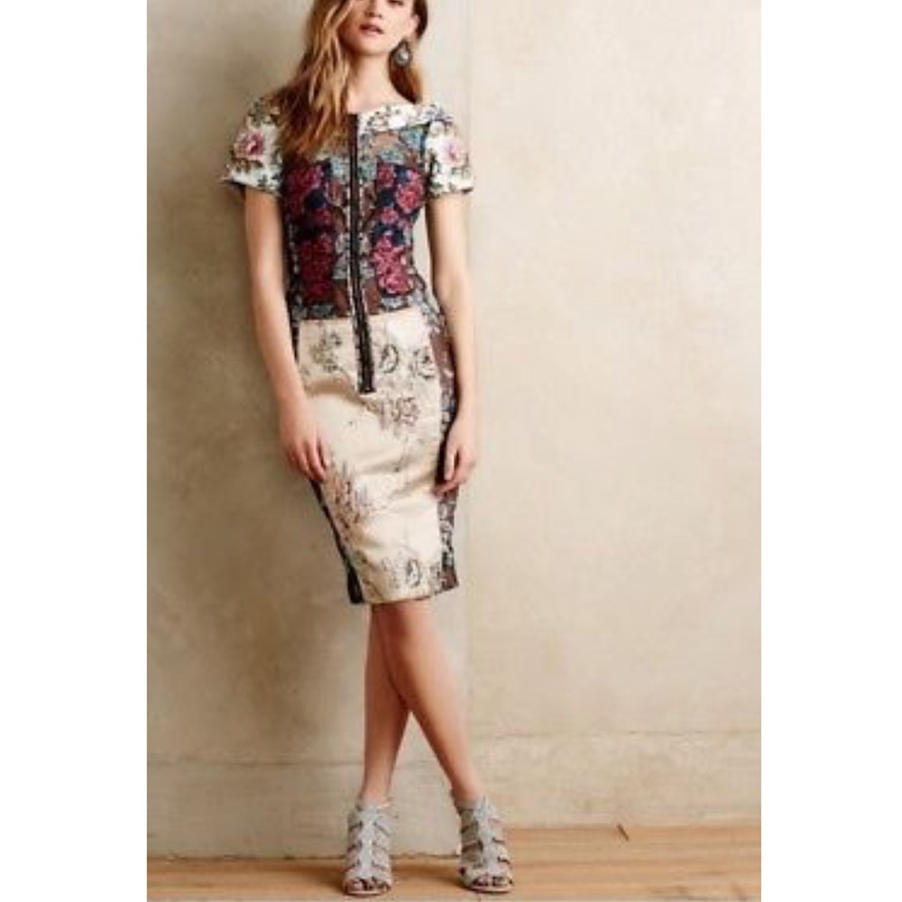 Byron Lars brocade dress